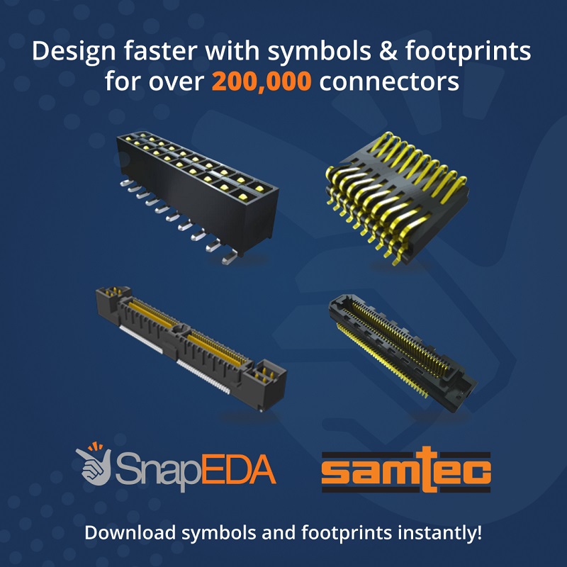 Over 200,000 Samtec symbols & footprints